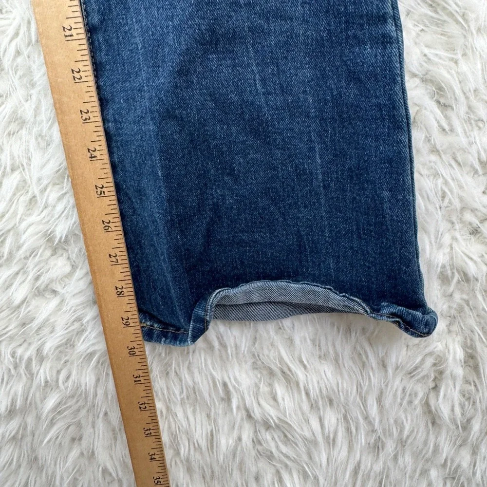 Juicy Couture Flare Jeans Womens 9/29 Blue Rhinestone Logo Y2K‎ McBling Denim